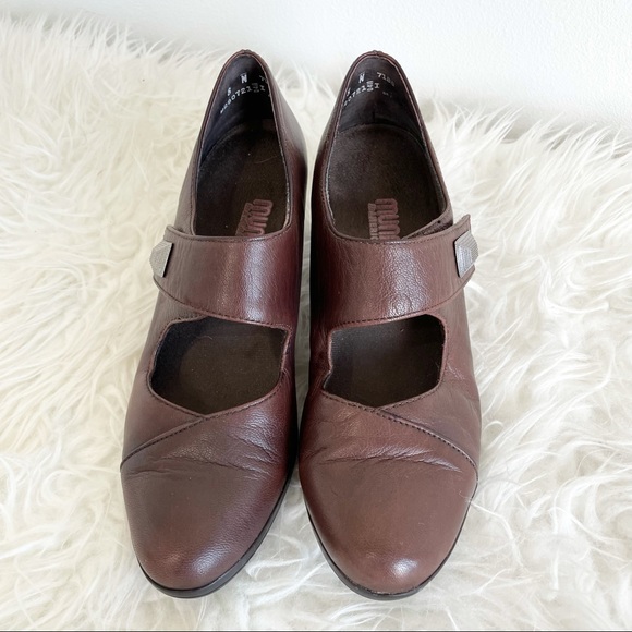 Munro Narrow Mary Jane leather shoes low heel - Picture 2 of 11